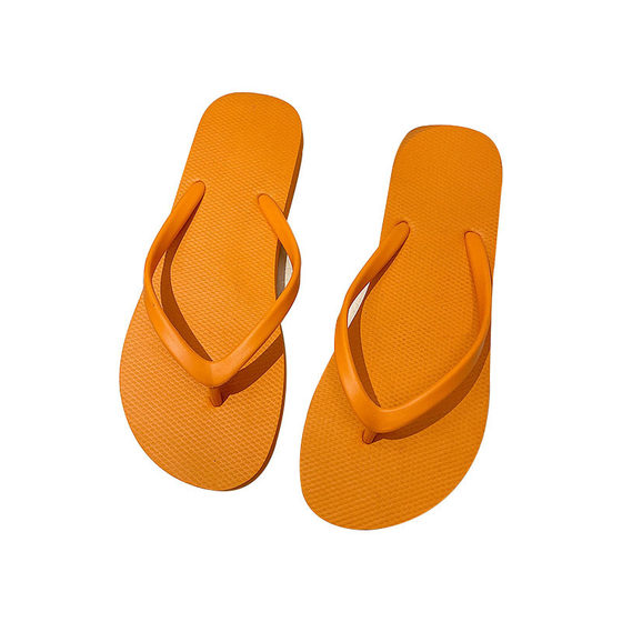 Women's Flip-Flops Outfit Fashionable All-Match Beach Seaside Slippers Summer Sandals Flip-Flops Non-Slip Wear-Resistant Sandals