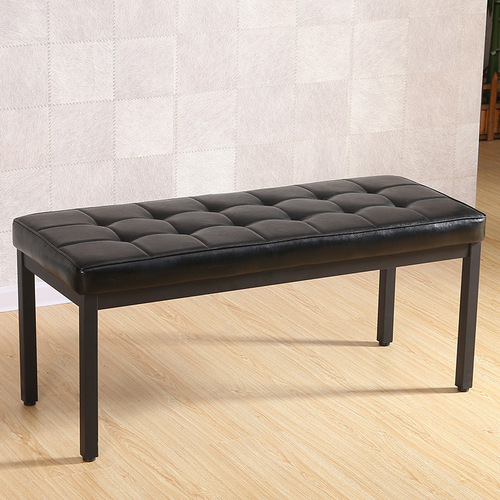 Office chair sofa long bench narrow shoe changing makeup square minimalist dressing room nail salon home iron J^