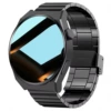 Black bamboo watch strap charging