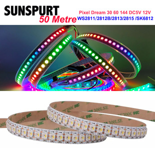 WS2815�ò�LED���l12V����IC���c�m��5050RGBȫ��ܛ�􎧆��c�ο�