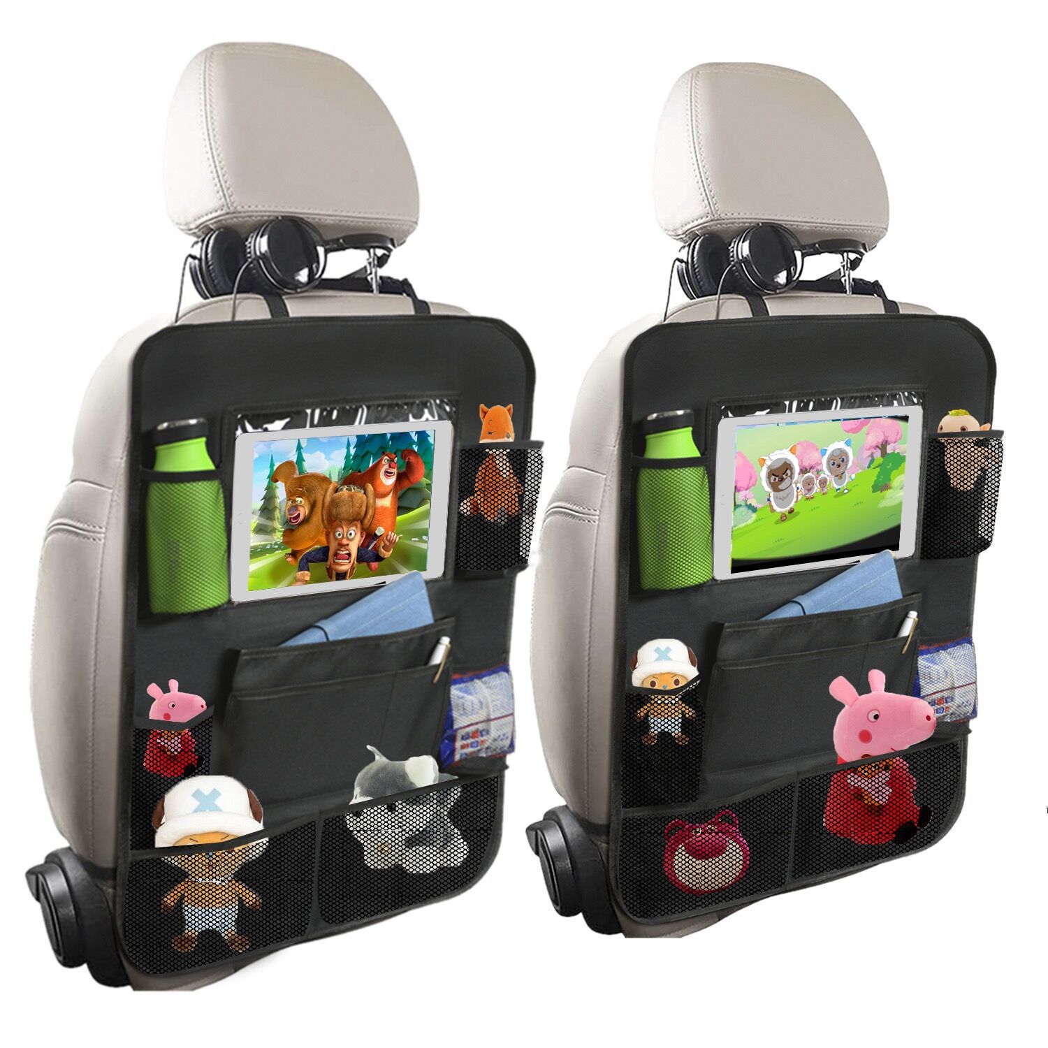 1 Shenzhen Amazon Car Seat Kick Proof Mat Storage Bag 1 Piece