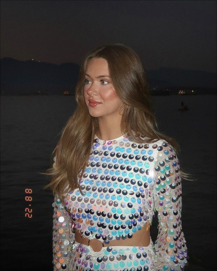 Summer, Spring Season Party Bar Women's Vacation Streetwear Sparkly Polyester Sequins Skirt Co-ord Set Skirt Sets