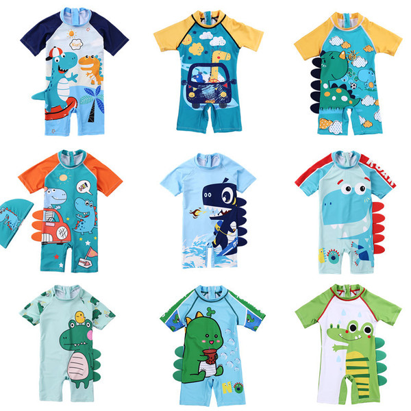 Children's cartoon quick dry beach swimwear for boys