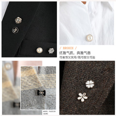 Light-proof snap fastener high-end hidden snap for women's clothing, sweaters, shirts, open shirts, decorative, detachable, hidden invisible seamless buttons