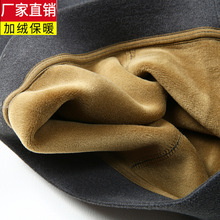 直播代发冬季保暖裤男加绒青年紧身打底秋裤加厚高腰防寒棉裤绒裤