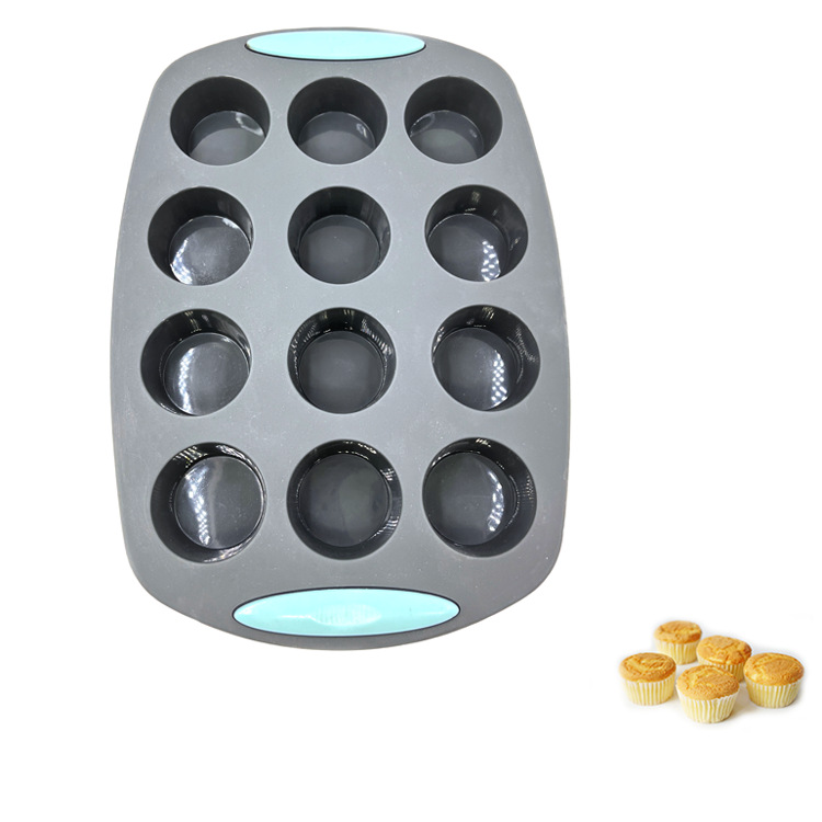 The new color 12 Kongmafen disk silica gel household DIY Cake mould Baking Supplies wholesale