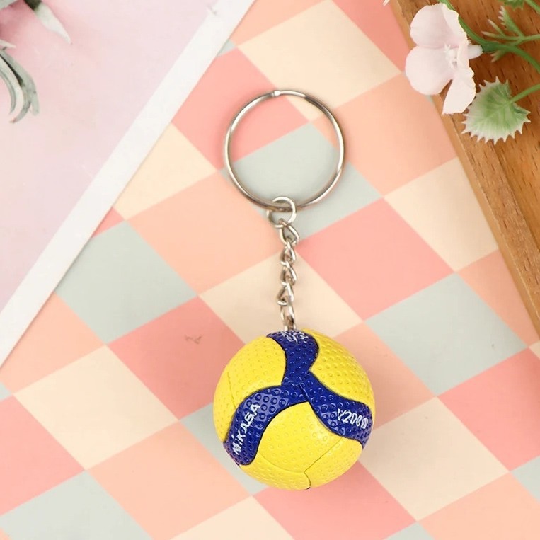 Nuevo llavero de voleibol bolsas escolares creativas para estudiantes exquisitos colgantes recuerdos premios de competición inswind nicho para hombres