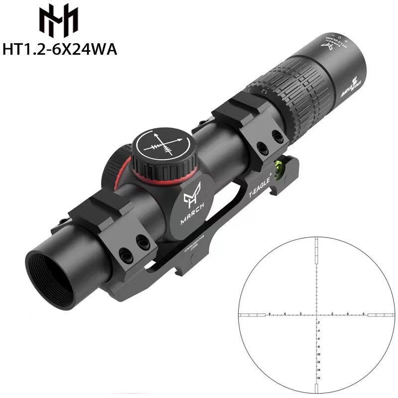 1.2 - 6 espejo de velocidad de mira ocho veces telescopio de alta definición modelo de equipo de pared de lanza juguete piezas de repuesto