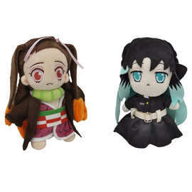 新款Demon Slayer Tokitou Muichiro Plush鬼灭之刃周边公仔玩具