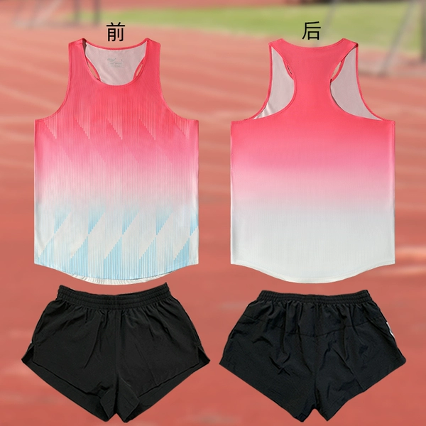 ＜＜24393 watermelon red vest+054 black shorts>>
