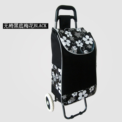 Portable folding shopping cart for the elderly, grocery shopping cart, small trolley with chair and stool, supermarket shopping cart, trolley trolley for travel
