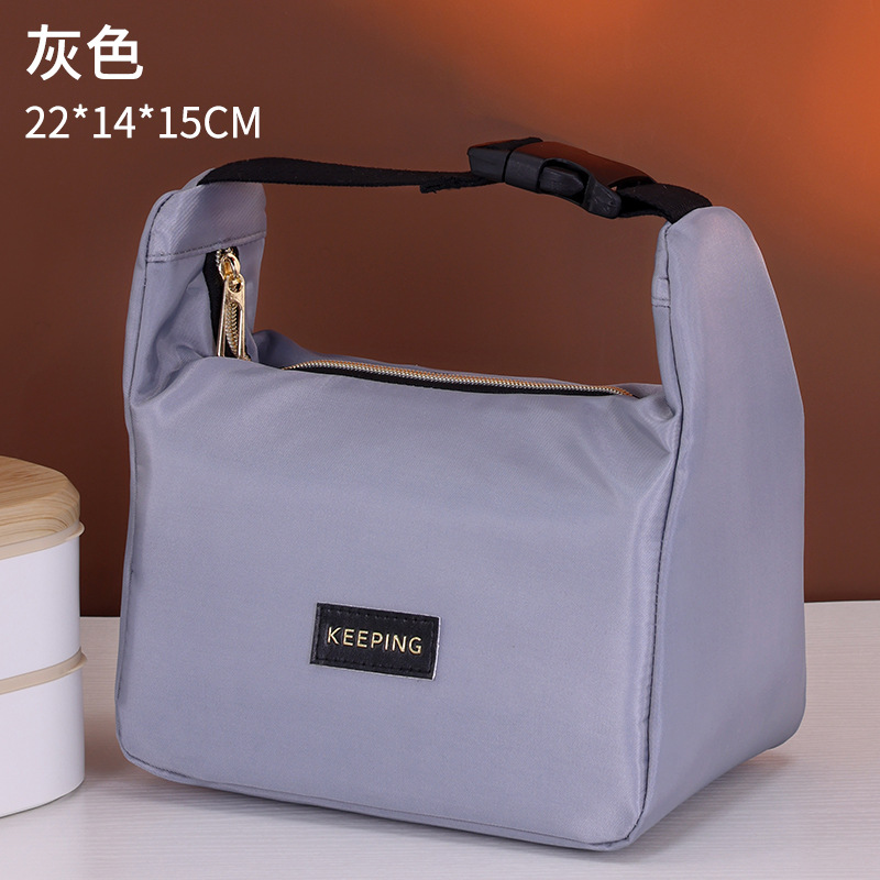 Bolsa de almuerzo de estilo japonés, bolsa bento portátil, bolsa de aislamiento impermeable, nuevo estilo, trabajador de oficina, estudiante, lonchera gruesa, bolsa de mano