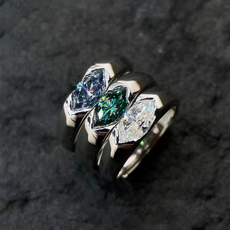 Eye of Horus Ring Men's and Women's Hip-Hop European and American Zircon Couple Niche High-Level Ins