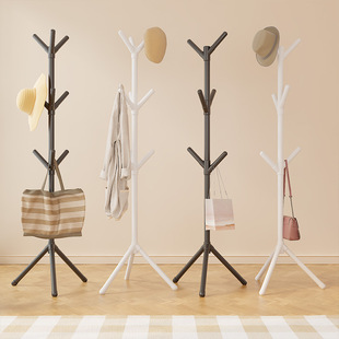 Temu Hot-Selling Can Be Shipped on Behalf of Floor-Standing Coat Rack Bedroom Clothes Rack Simple Living Room Coat Rack Clothes Storage Rack