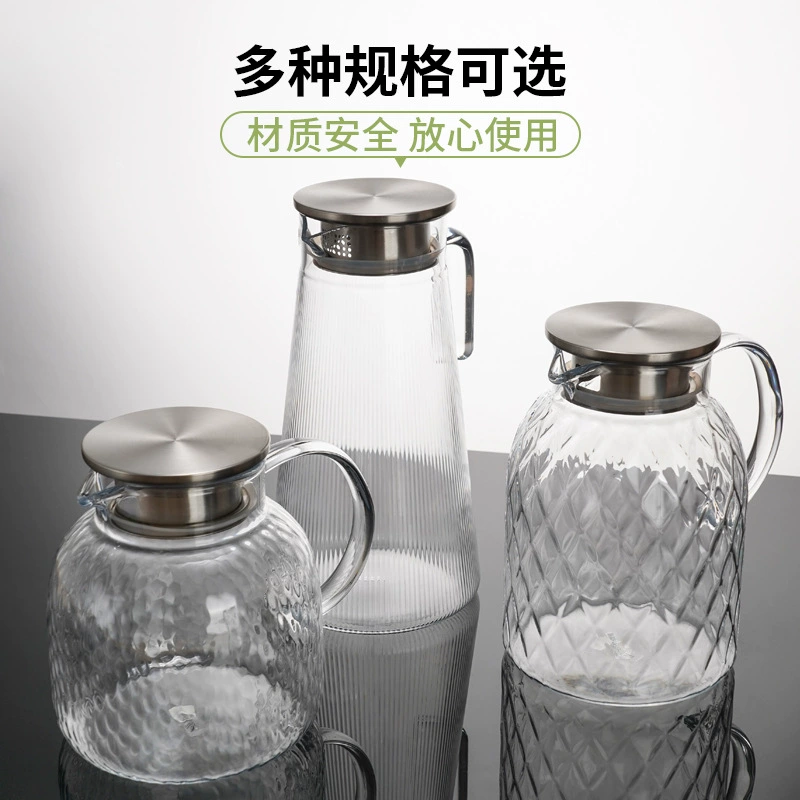 Pc акриловый горшок с фруктовым соком, холодный чайник, устойчивый к высоким температурам, холодный чайник, коммерческий горшок в полоску