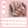 Fake nails, summer removable nail stickers for nails for manicure, ready-made product, wholesale