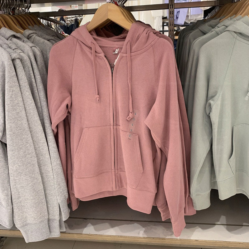 Spring Women's Sports Zipper Hooded Cardigan Long-Sleeved Sweatshirt Jacket 443463 3746 4445 Women