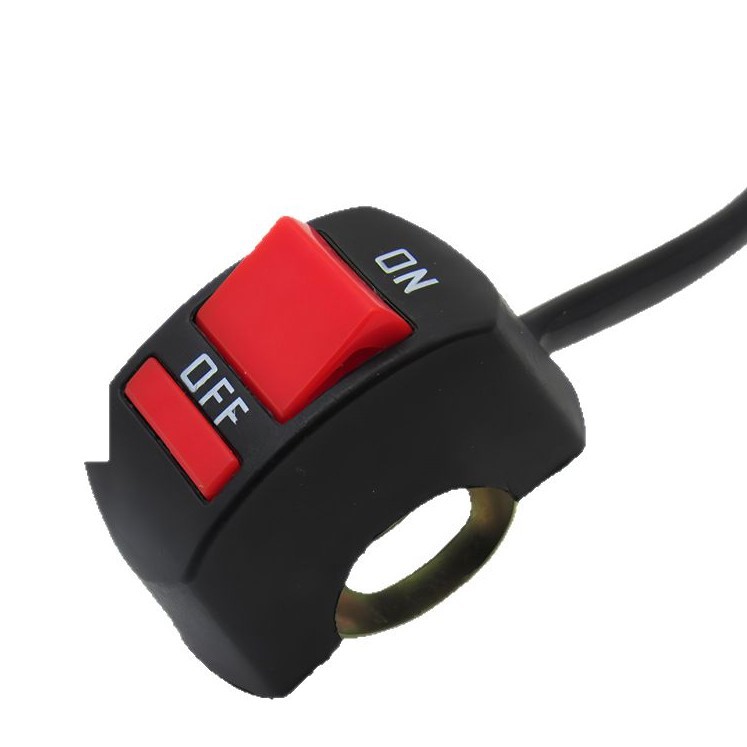 Interruptor de modificación de motocicleta, interruptor de grifo, interruptor de faro LED, interruptor de doble parpadeo, pulsador de luz alta y baja