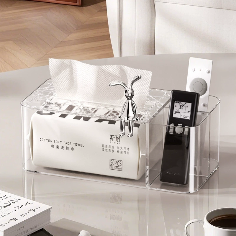 Коробка для салфеток гостиная высокого класса легкий и роскошный креативный бумажный вытягивание коробки для чая многофункциональный пульт дистанционного управления для хранения коробки для перекачки бумаги для домашнего использования