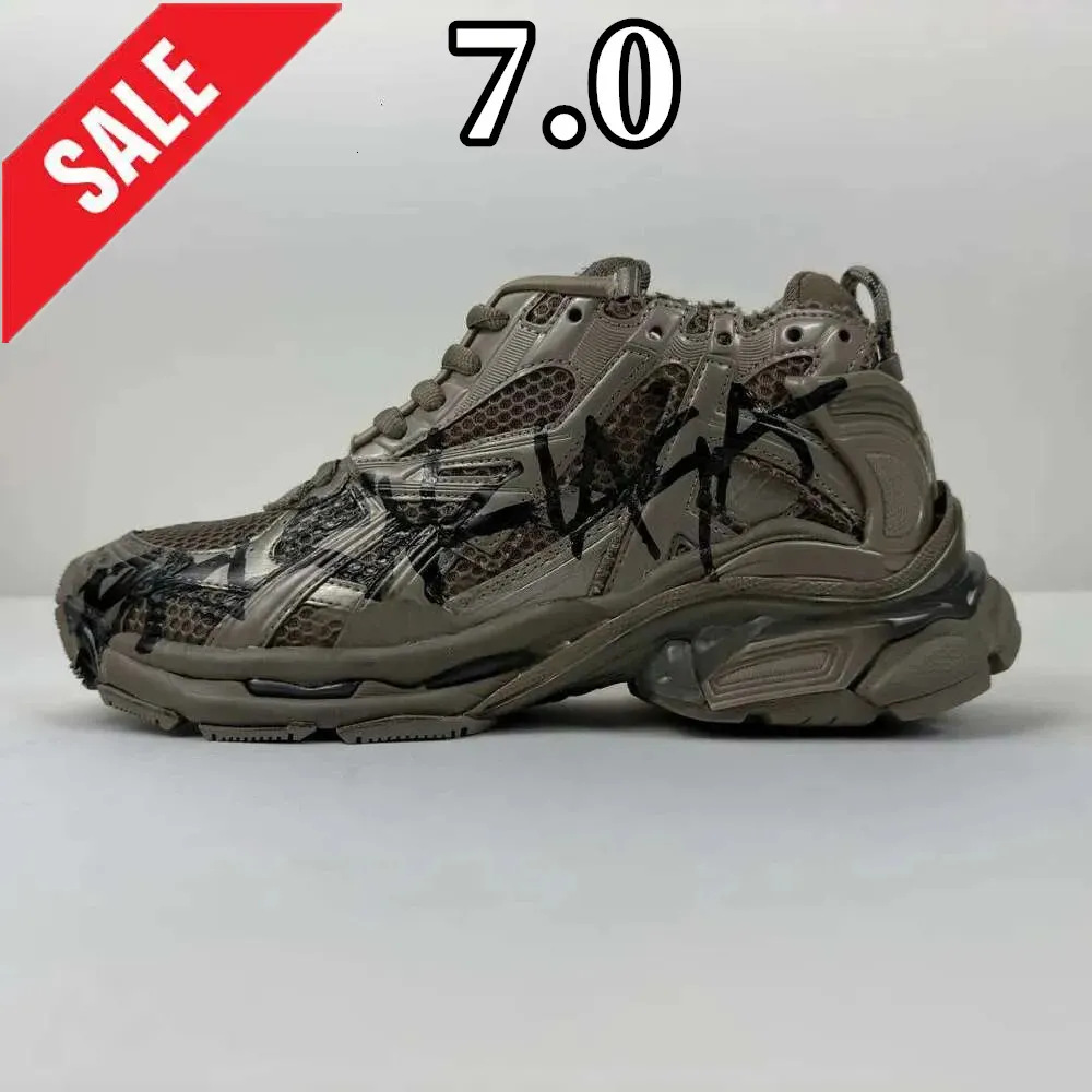 Balenciaga Runner Sneaker Graffiti Grey