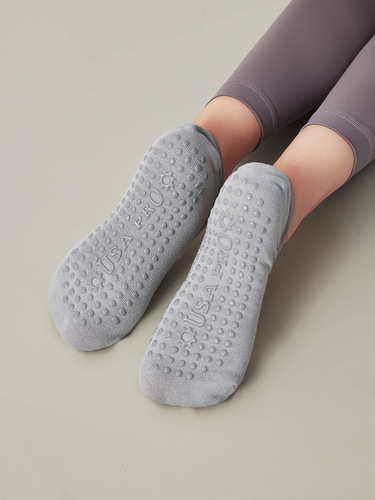 Yoga Slip-Resistant Professional Women's Summer Fitness Sports Socks Silicone Short Socks Jump Rope Dance Socks Pilates Women's Socks