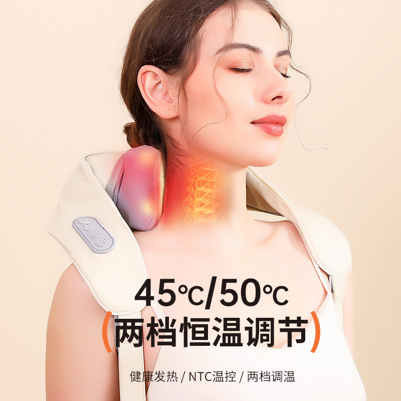 新型斜方機マッサージ器肩首マッサージ機頚椎熱敷家庭用頚椎マッサージ器現物卸売り|undefined