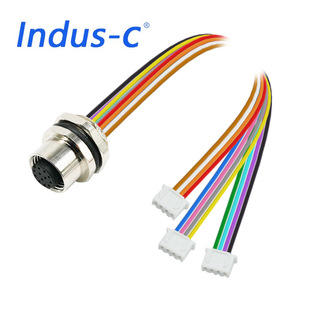 M12 12pins A��ĸ�^��˰��b�B������JST XHP-4��| ���I��X���^
