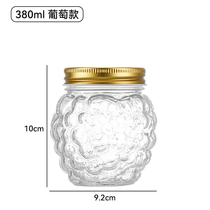 新款水果罐燕窝瓶鱼胶瓶密封罐花胶瓶酸奶瓶沙拉酱瓶玻璃罐可炖|undefined