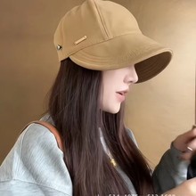 2026新款速干防晒帽子女秋夏遮阳帽运动鸭舌渔夫帽防紫外线太阳帽