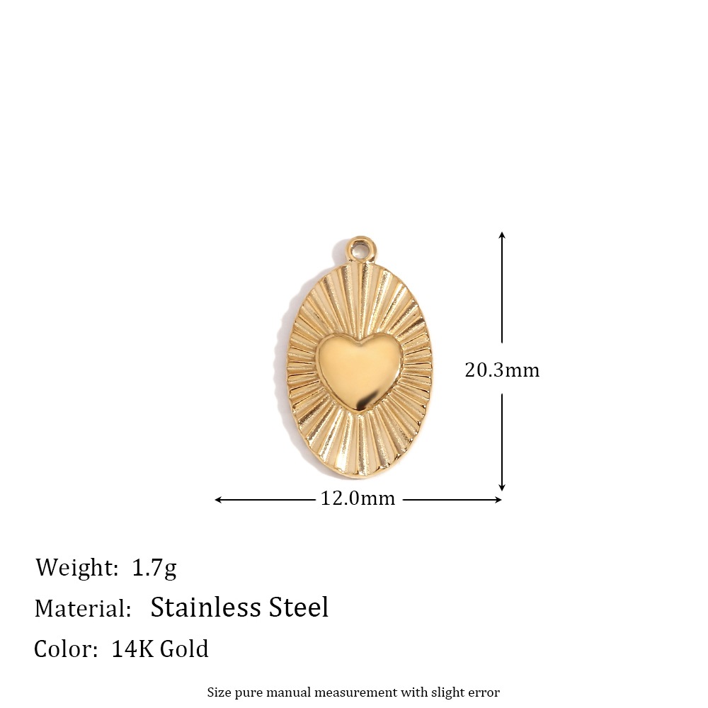 Oval Light Love Pendant-Gold