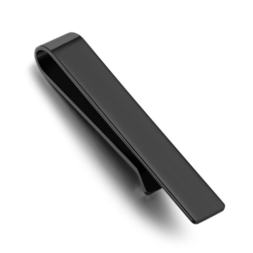 304 stainless steel tie clip silver gold black tie clip engraved laser LOGO 4.8x0.8cm