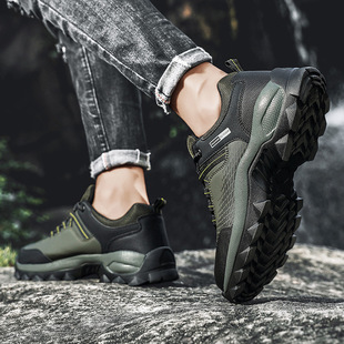 Hiking shoes men's cross-border plus size men's outdoor low-top hiking shoes sports travel shoes hiking boots Climbing