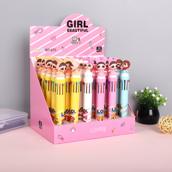 Fashionable creative cartoon multicoloured cute universal ballpoint…