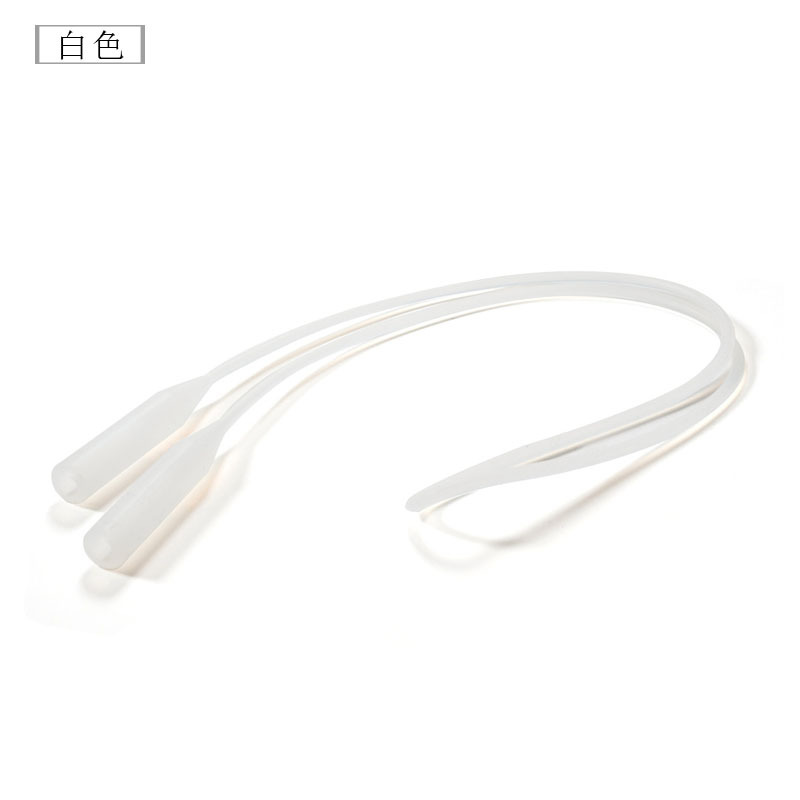 Cuerda elástica de silicona para gafas, antideslizante, anti-caída, correa deportiva ajustable