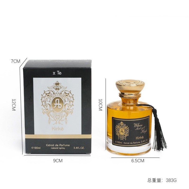 El perfume de mujer transfronterizo de comercio exterior dura 100 ml de incienso de madera, el perfume árabe de Oriente medio, el perfume de renombre masculino