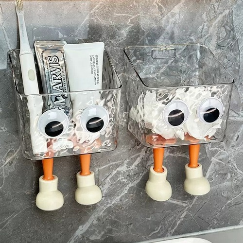 Wall-mounted drain rack for discarded face towel storage, bathroom facial tissue organizer, secondary sorting bathroom shelf