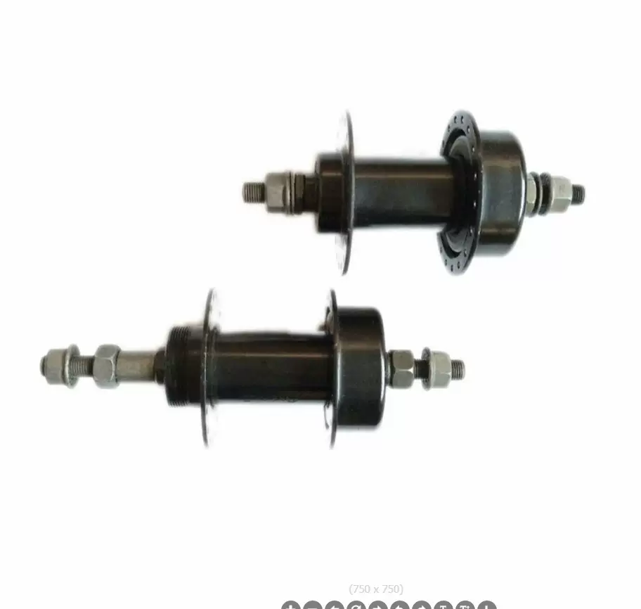 实心21速山地自行车旋式碟刹铁花鼓 36/32孔前后车轴轴皮