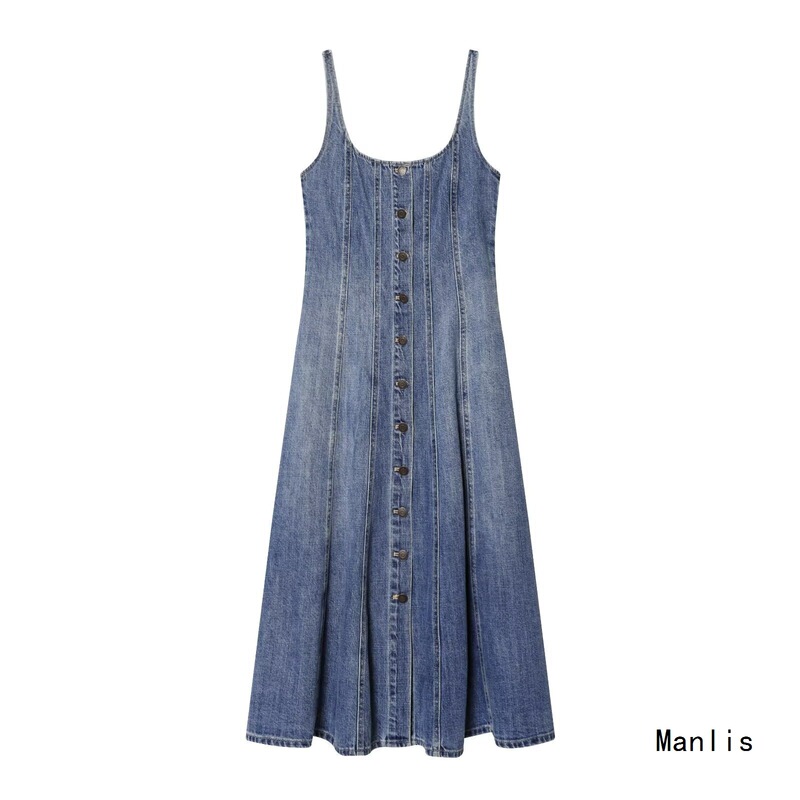 Z Cross-Border European and American Style 2026 New Fashion Elegant Women's Retro Outfit Front-Buttoned Dress 1337740 Z Cross-Border European and American Style 2026 New Fashion Elegant Women's Retro Outfit Front-Buttoned Dress 1337740
