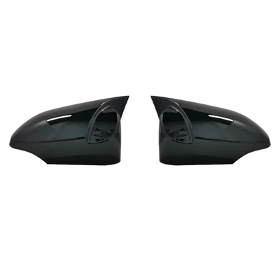 Suitable for 14-18 Corolla Camry Levin Horn-Shaped Rearview Mirror Modification Mirror Cover Body Side Mirror (Other Automotive Exterior Supplies) - glossy-black
