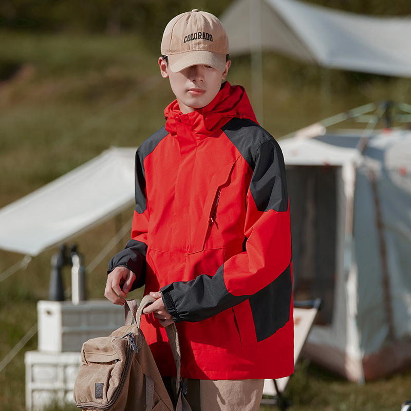 Nuevo abrigo impermeable a prueba de viento transfronterizo chaqueta interior con capuz para hombres herramientas de ropa de asalto al aire libre para mujeres