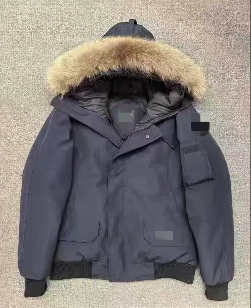 外贸跨境大鹅羽绒服01款飞行员普京同款石墨灰夹克外套批发|undefined