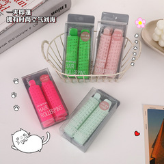 New bangs clip fluffy clip dopamine color Korean lazy hair clip head hair root styling curler