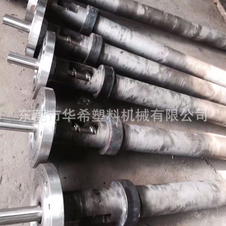 东莞厂家   φ75规格 毛刷毛挤出用挤出机螺杆机筒