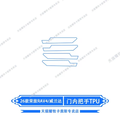 Protection Film, Car interior film - 26-models-of-rongfang-rav4weilanda-inner-door-handle-tpu-material