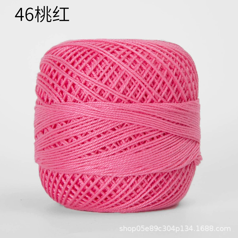 Шёлковая crochet нить шарики, 3 размера, разноцветная пряжа для вязания сумок и крючком