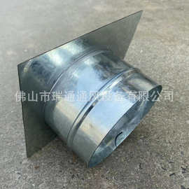 广州螺旋风管厂家专业加工白铁天圆地方中央空调出风口方转圆接头