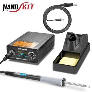 Oled Cabbage White Light T12-951 Soldering Station Electric Soldering Iron Repair Tool Electric Soldering Station Dormant Welding Metal Handle