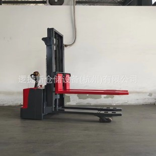 Electric Walking Double-Pallet Stacker Forklift Hydraulic Truck for Loading and Unloading