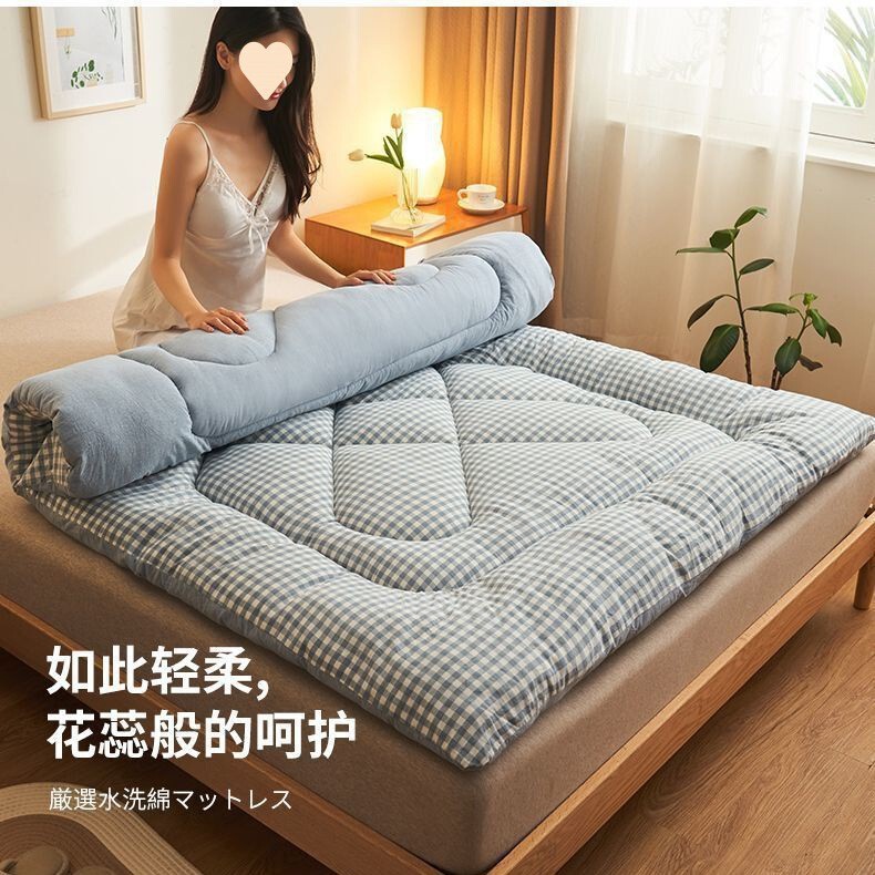 繊維マットレスクッション家庭用ダブルベッド厚手マットレス布団布団布団布団布団布団布団布団布団布団折りたたみ学生寮シングル専用|undefined