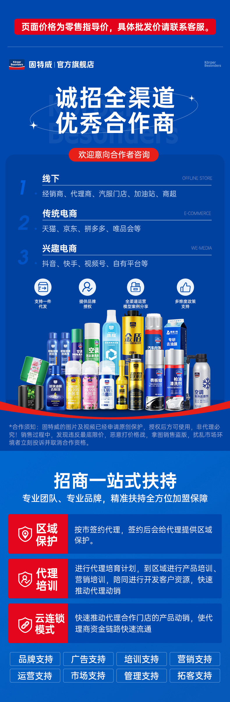 Goodway Blueberry Clean Wiper Fluid Concentrated Glass Cleaner for Cars, All-Season Universal Wiper Fluid Wholesale, Oil Remover